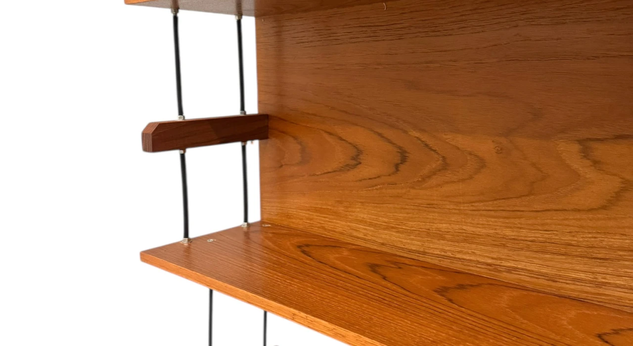 Mid-Century Modern Wall Mounted Shelf by Walter Wirtz for Wilhelm Renz, 1960s